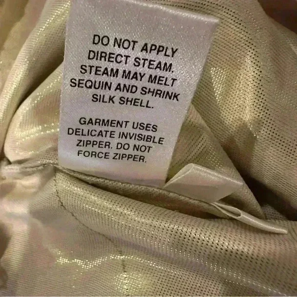 Y2K Je Matadi 100% Silk Beaded Ombré Mermaid Skirt And Halter Top Size Small - Picture 14 of 16